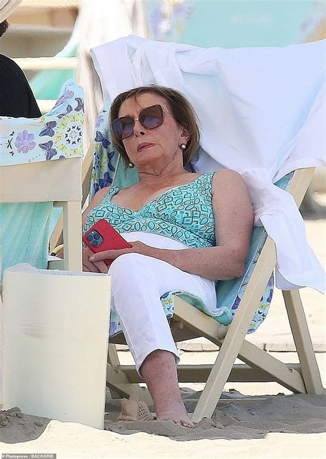 pelosi boobs|Nancy, 82, and Paul Pelosi hit an Italian beach resort owned by。